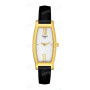 Ремешок для часов Tissot 10/8 мм, черный, теленок, желтая пряжка, NEW HELVETIA (T713.342, T713.340)