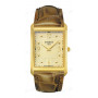 Ремешок для часов Tissot 21/18 мм, коричневый, имитация крокодила, желтая пряжка, NEW HELVETIA (H695) (T713.608)