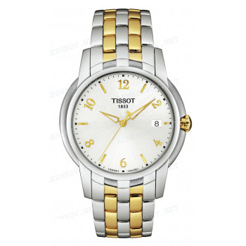 Браслет для часов Tissot, двухцветный, сталь/желтый, T-RING (R460) (T972.481)