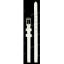 Ремешок для часов Tissot 6/6 мм, белый, теленок, стальная пряжка, SPICY (T311.251)