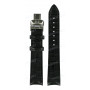 Ремешок для часов Tissot, черный, имитация крокодила, интегрированный, стальная клипса, COUTURIER (T035.210)