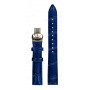 Ремешок для часов Tissot 16/14 мм, синий, имитация крокодила, стальная клипса, PRC 200 (T055.217)
