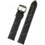 Ремешок для часов Tissot 19/18 мм, черный, XL, теленок, стальная пряжка, QUICKSTER (T095.417)