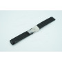 Ремешок для часов Tissot 20/20 мм, черный, каучук, под корпус, стальная клипса, PRS 516 (T044.417)