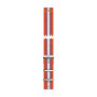 Ремешок для часов Tissot 19/19 мм, красный/голубой/белый, синтетика, стальная пряжка, NATO, QUICKSTER (T095.417)