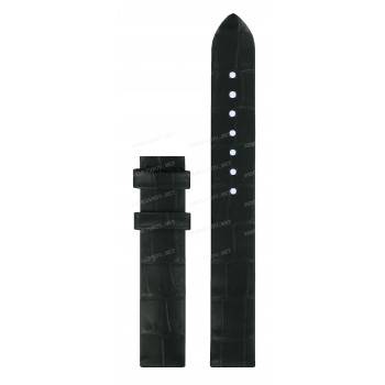 Ремешок для часов Tissot 14/14 мм, черный, имитация крокодила, без замка, T-WAVE (L852) (T021.425)