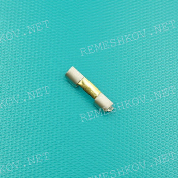 Оконцовка браслета 24 мм, серебристый/золотистый, прямой тип, 24-10
