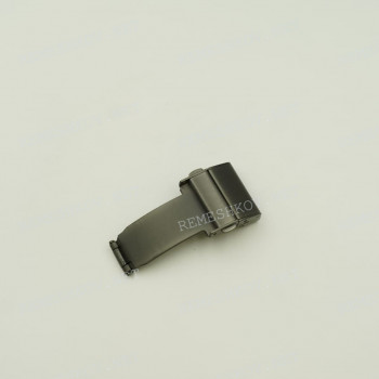 Застежка UK для ремешка часов 18 мм, темно-серый