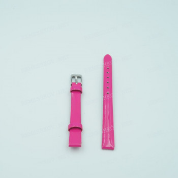 Ремешок UK для часов 10/8 мм, розовый, лак