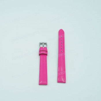 Ремешок UK для часов 12/10 мм, розовый, лак